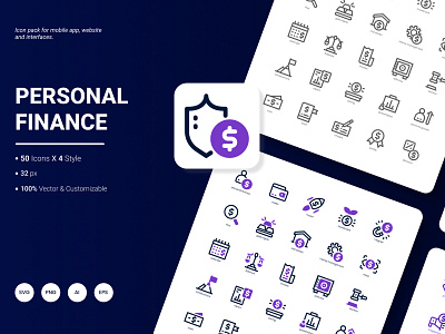 Personal Finance Icon Pack