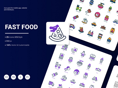 Fast Food Icon Pack