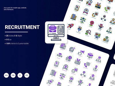 Recruitment Icon Pack