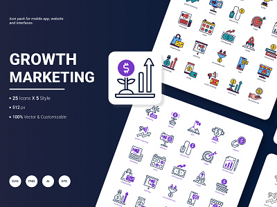 Growth Marketing Icon Pack