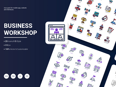 Business Workshop Icon Pack