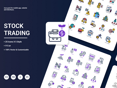 Stock Trading Icon Pack