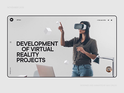 AR & VR Reality ae after effect animate animation art augmented reality clean ui corporate design design installations interaction interaction animation trends ui ux virtual reality vr web