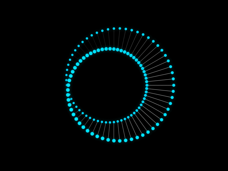 Lines and dots | Mobius 2d aftereffects banglore black blue dots illusion lines loop loop animation mobius motion motion design motion graphics rope rotation seamless