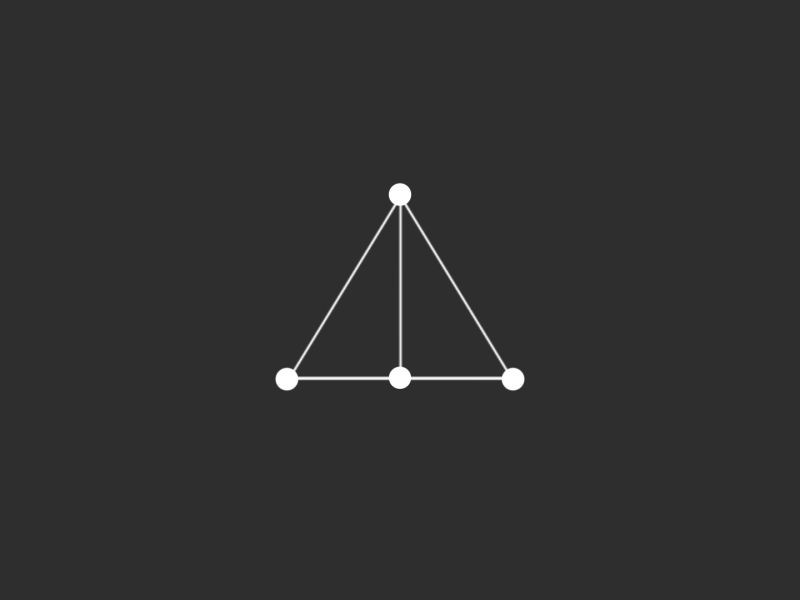 Lines and dots | Tetrahedron