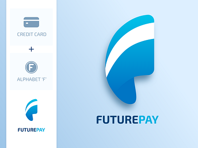 FuturePay Logo Concept branding concept concept logo creditcard future futurepay icon illustration logo logodesign typography vector web