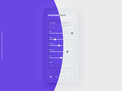 Neumorphism Interface Mobile App app application design concept dribbble best shot login mobile mobile app mobile app design mobile application mobile ui neumorph neumorphism own style shadow splash screen ui design user interface