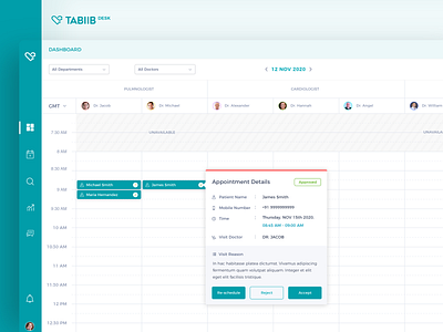 Doctor Appointment Dashboard