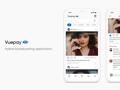 Vuepay - Hybrid Broadcasting Application