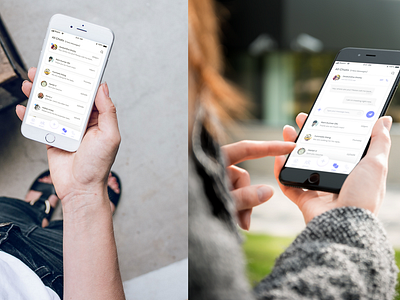 Chat Application Concept application design branding chat app chat app design chat applicaiton chat ui chatting app concept concept design texting app ui ui ux for chat ux whatsapp