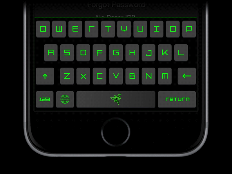 🐍 Razer Chroma iOS Keyboard chroma custom ios keyboard razer