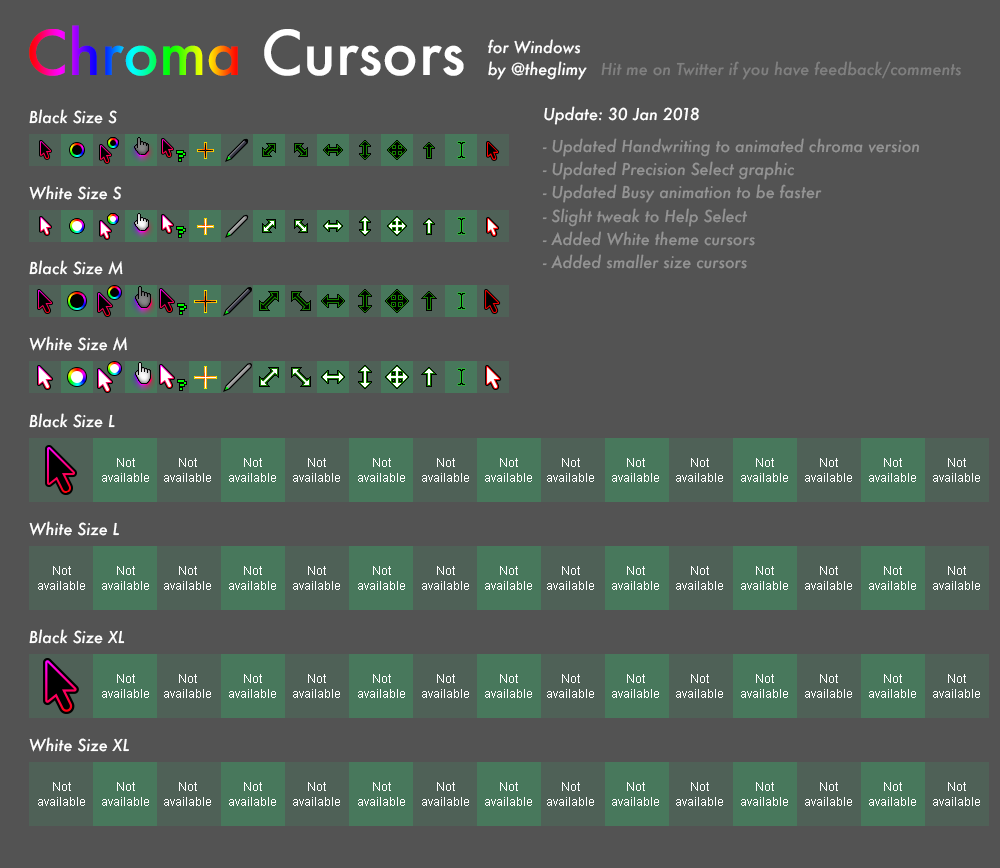 mac os x cursors for windows download