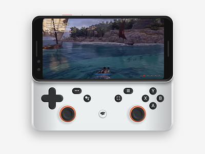 [Concept] Pixel x Stadia Phone adobe adobe xd concept controller design game google illustration mobile phone stadia