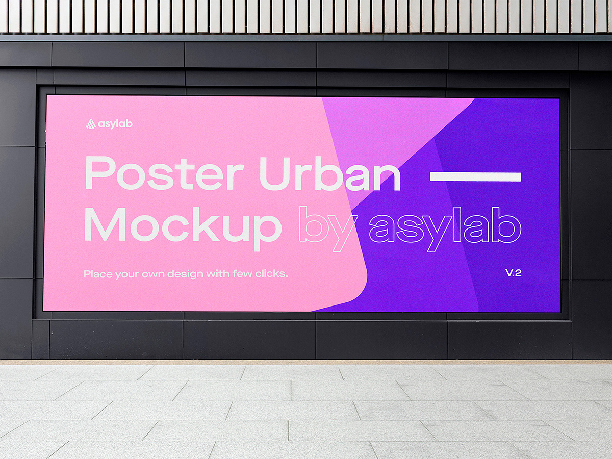 10 Urban Poster Street Mockups - PSD by Asylab on Dribbble