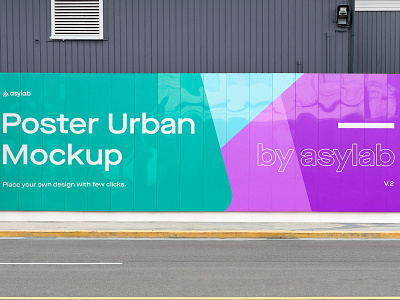 10 Urban Poster Street Mockups Psd By Asylab On Dribbble