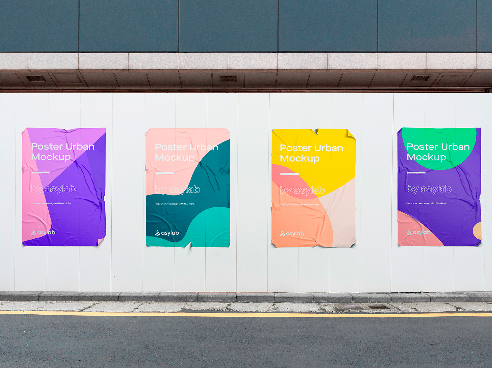 Download 10 Urban Poster Street Mockups - PSD by Asylab on Dribbble