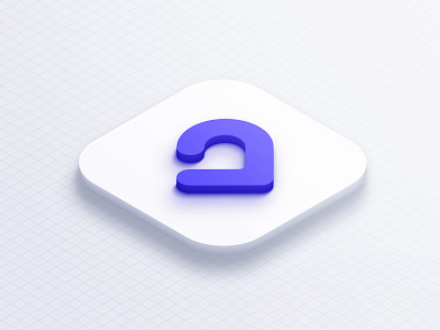 3D Isometric App Logo Mockup - PSD by Asylab on Dribbble