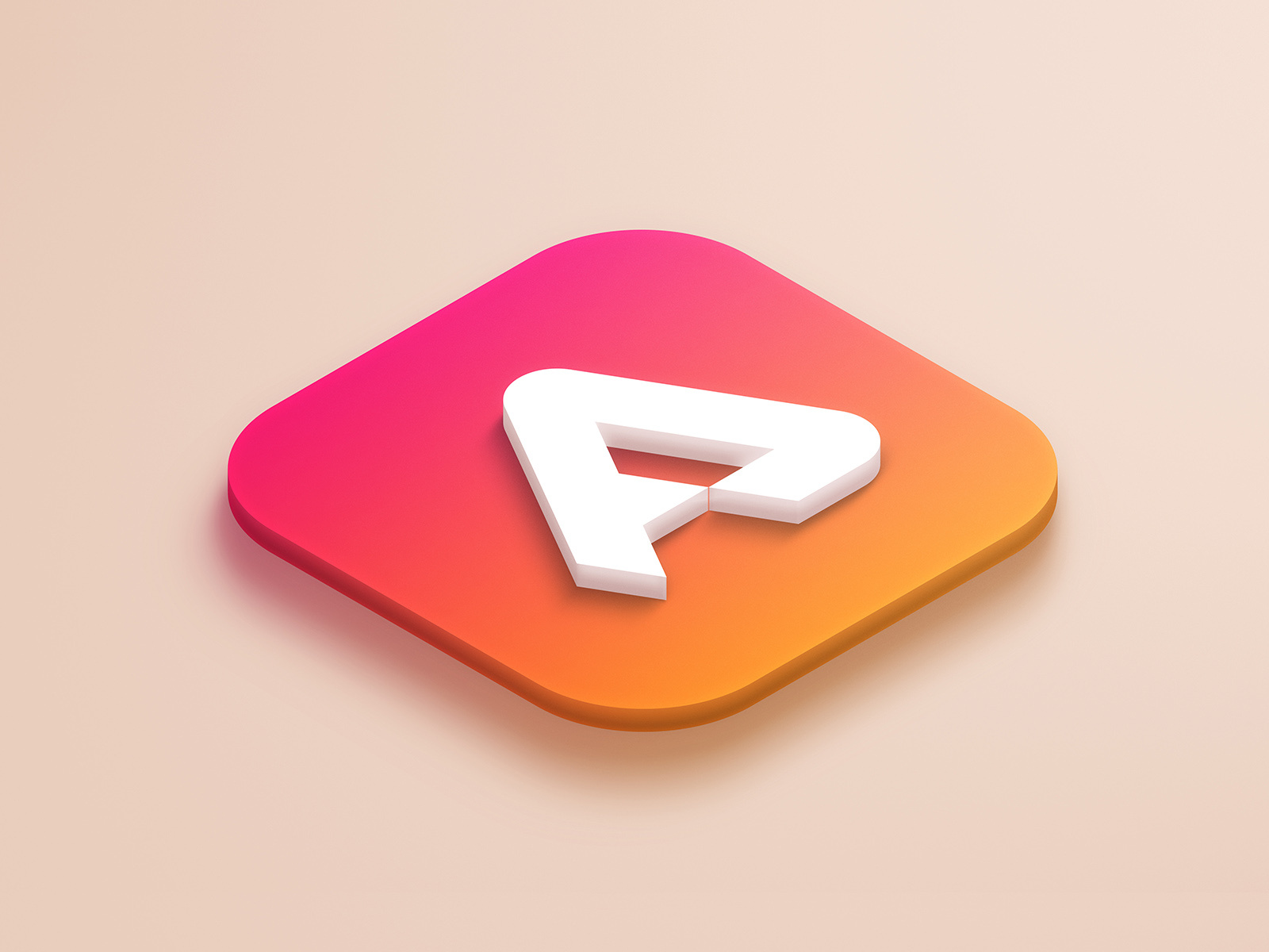 Download 3D Isometric App Logo Mockup - PSD by Asylab on Dribbble