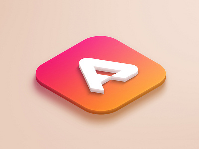 Download 3d Isometric App Logo Mockup Psd By Asylab On Dribbble