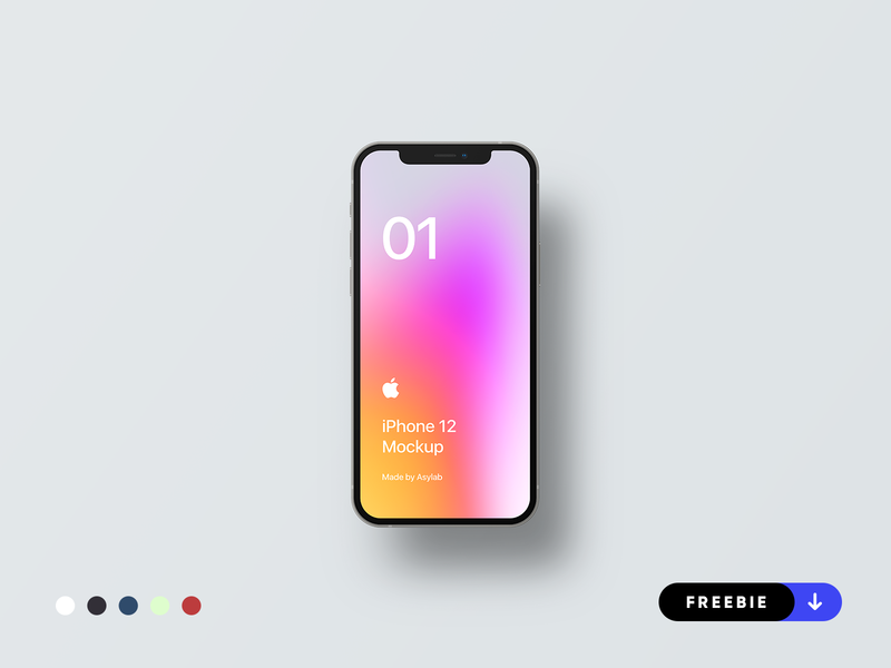 Download Free Iphone 12 Mockups To Enhance Your Mobile Designs Dribbble Design Blog