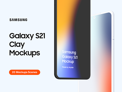 Samsung Galaxy S21 - 20 Clay Mockups Scenes - PSD 20 2020 5k android bundle device galaxy mockup mobile new phone psd s21 s21 mockup samsung s21 mockups samsung samsung galaxy s20 mockup samsung galaxy s21 samsung mockup samsung s21 samsung s21 mockup scenes