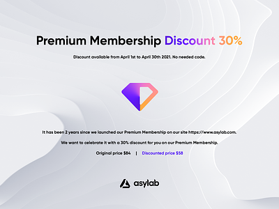 Premium Membership - April Discount 30%