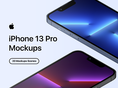 iPhone 13 Pro - 20 Mockups Scenes - PSD 13 mockup apple device display iphone iphone 13 iphone 13 mockup iphone 13 pro iphone 13 pro mockup iphone mockup mobile mock up mockup phone psd screen sierra blue smartphone