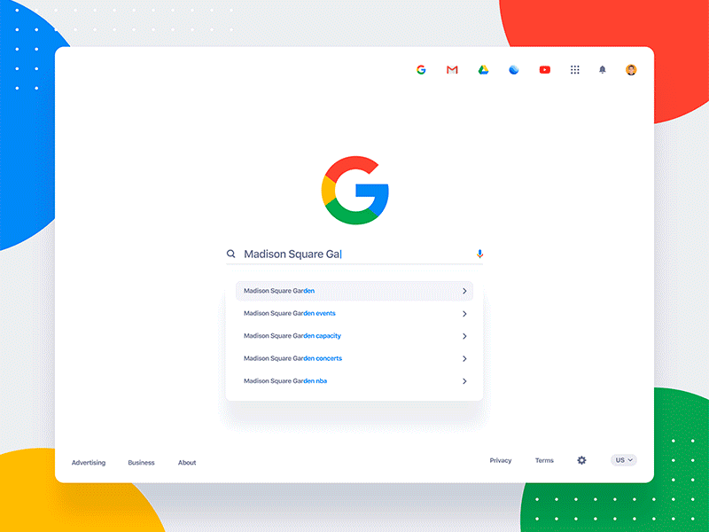 Google Search Redesign Concept Light & Dark free freebie google google search graphic design psd search ui uidesign uiux user interface