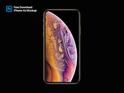 iPhone XS Mockup - Freebie PSD