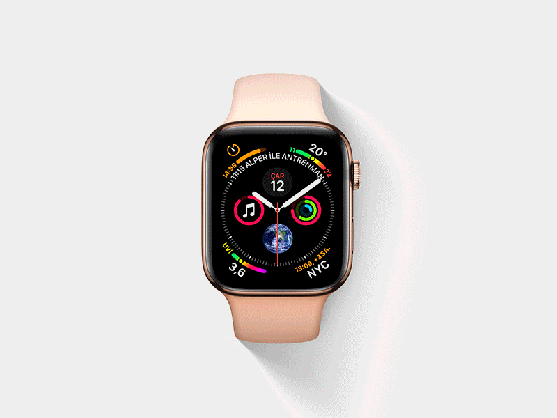 Apple Watch Series 4 2018 Mockup - 5K app apple apple devices apple watch apple watch mockup design device graphic design mockup psd ui uiux user interface watch