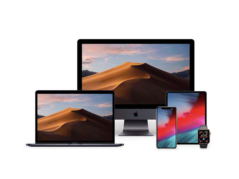 Apple Devices 12 Mockups 2019 - 5K - PSD