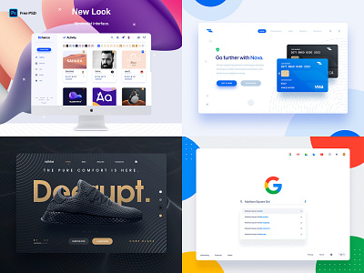 Top 4 - 2018 adidas apple behance credit card design dribbbble dribbble dribbble best shot google graphic design landing landing page psd search shot ui uiux user interface