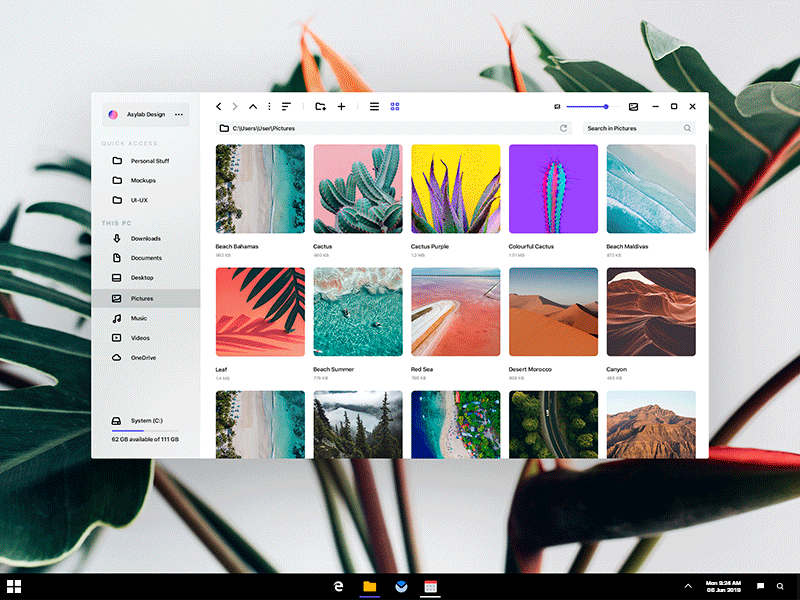 Freebie Windows 11 Concept by Asylab - PSD