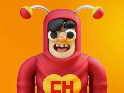 Chapolin 3d character cinema 4d