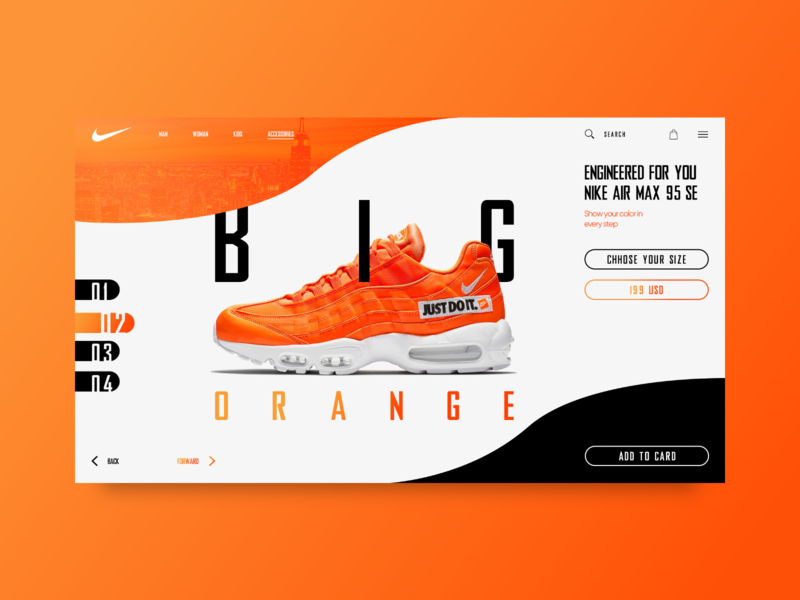 nike web design