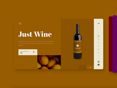 Home Wine Shop concept design interfaces ui user interface web web design website