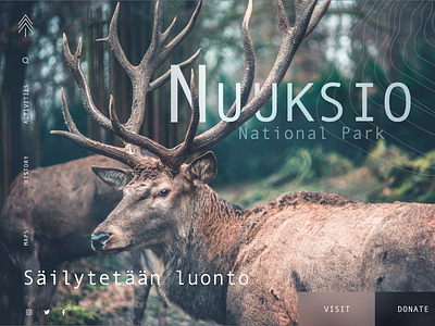 Nuuksio National Park web design