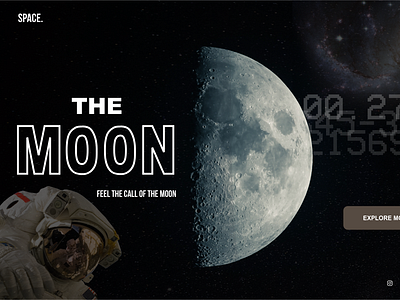 The Moon Web design