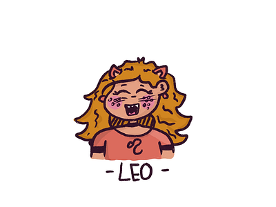 Leo art character design leo zodiac