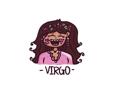 Virgo art character design virgo zodiac