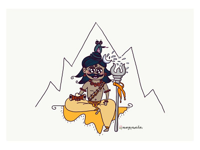 Shiva artdirection characterdesign design illustration mrugaillustrations