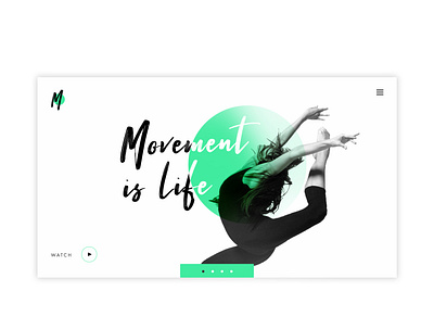Dance studio website design graphic design ui uidesign web webdesign website