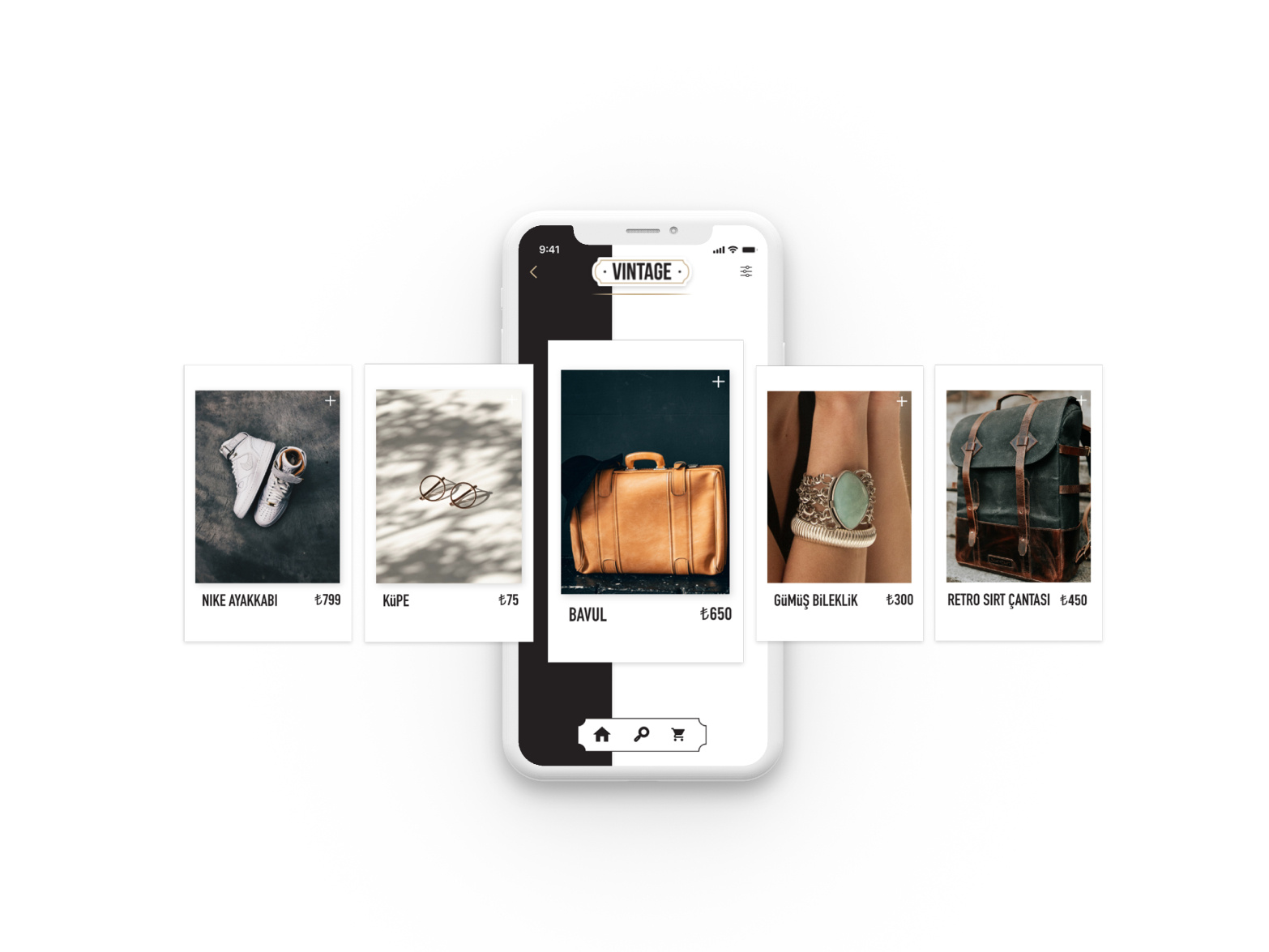 Vintage Shop App Design by Öykü on Dribbble