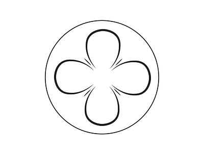Clover Logo abstract branding design logo