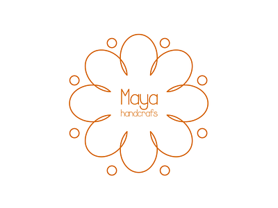 Maya Handcrafts Logo Design branding design handmade logo