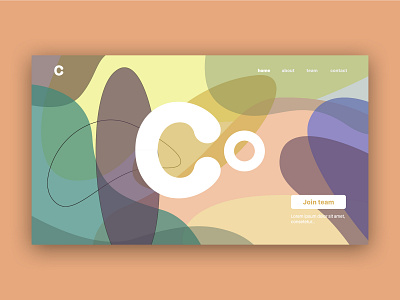 Co. abstract design logo ui user inteface vector website