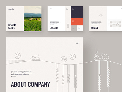 VIRAGO: Brand Guide brandbook branding design illustration