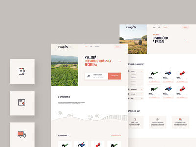 VIRAGO: Web Development agricultural design iconset webdesign