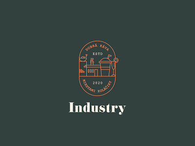 Industry Cafe: Print #1 branding coffee logo packaging print