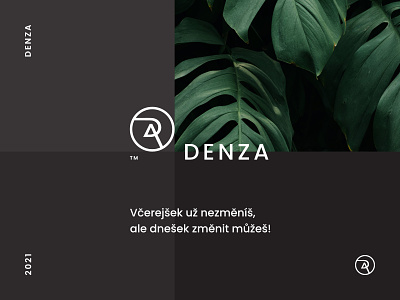 DENZA™: Logo branding cosmetic identity logo